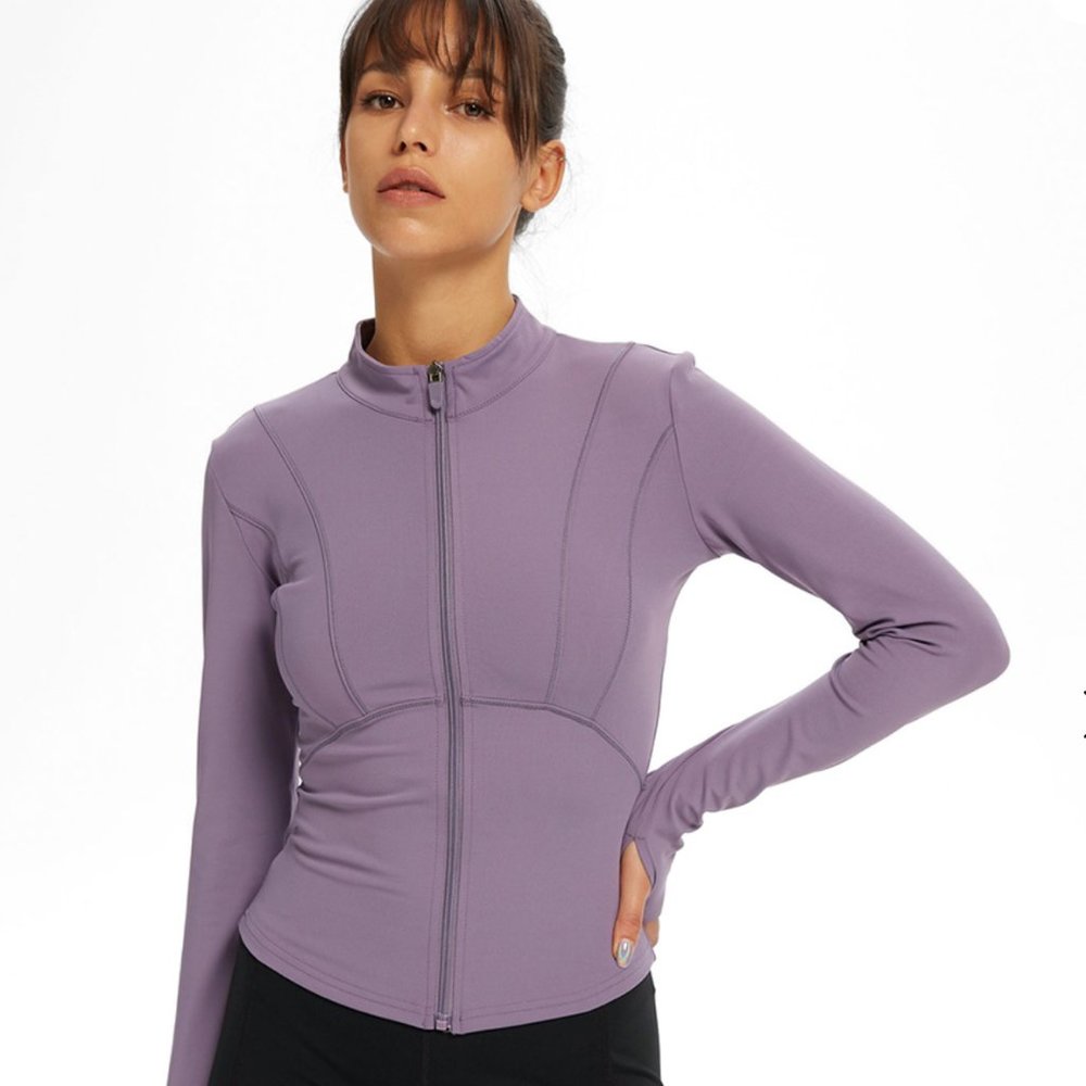LIT fitted revival zip up jacket NWT